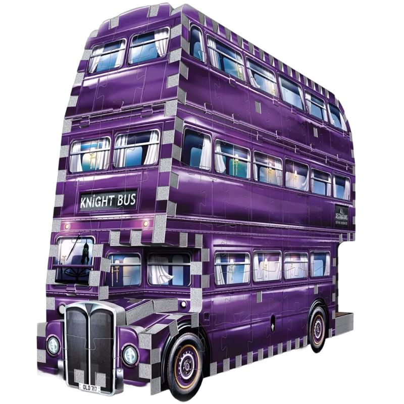 Wrebbit Mini Knight Bus 3D-pussel 130 Bitar