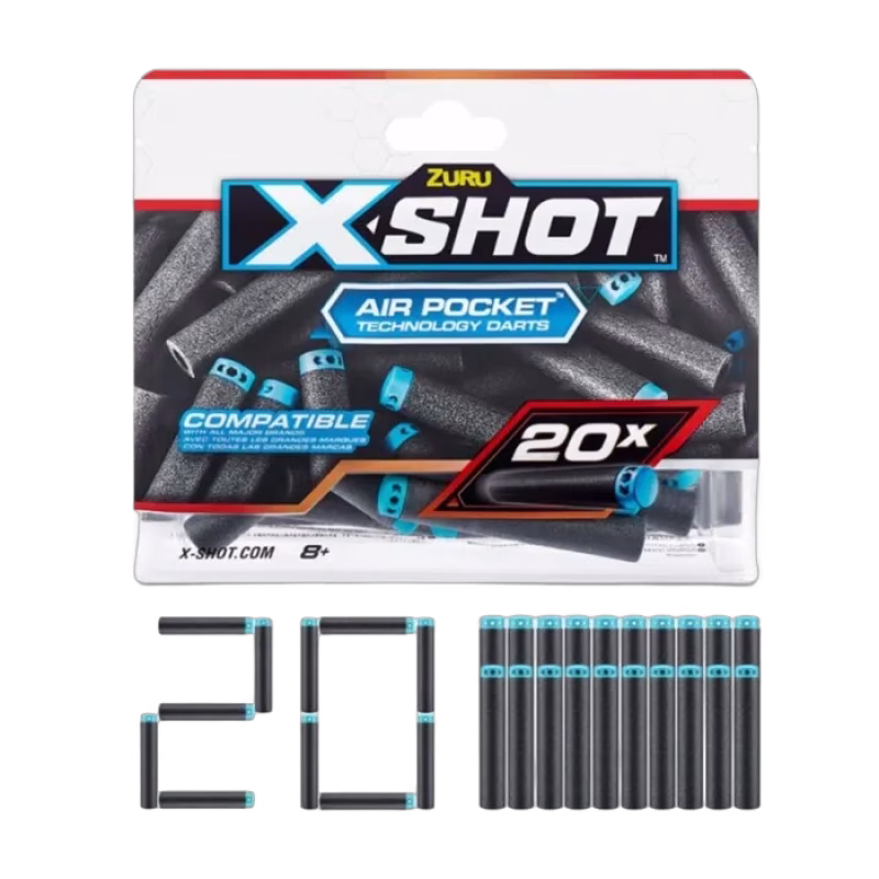 X-Shot Excel Refill Darts 20-pack