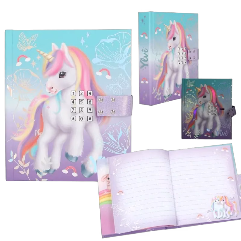 Ylvi Dagbok med kod, ljus och ljud