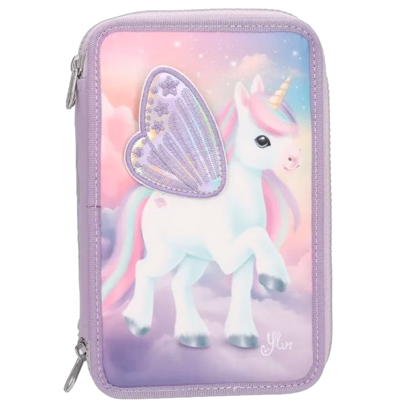 Ylvi Trippelpennfodral (Unicorn)